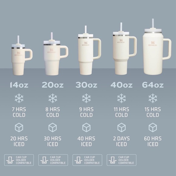 Stanley Quencher H2.0 Tumbler | Meadow ☘️| Insulated Stainless Steel - Picture 3 of 5